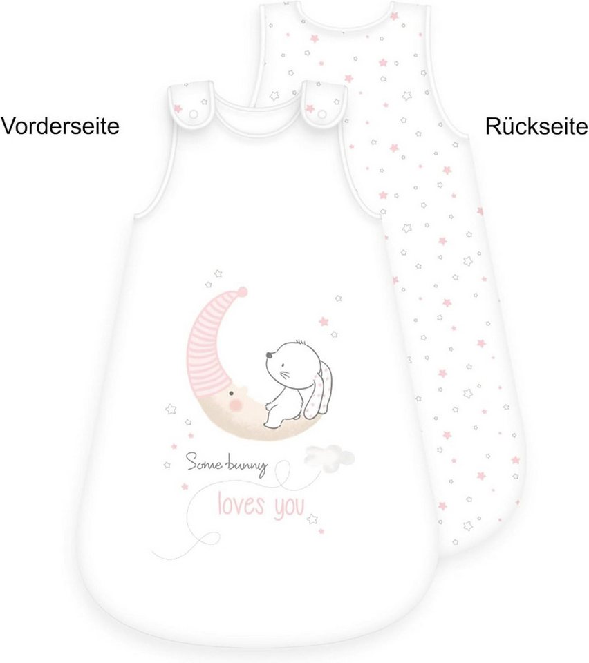 Herding Babyschlafsack Herding Little Bunny Hase Ganzjahres-Schlafsack für Babys Baumwolle (1 tlg., 1 Baby-Schlafsack 70 x 45 cm), Langlebig Bild 4
