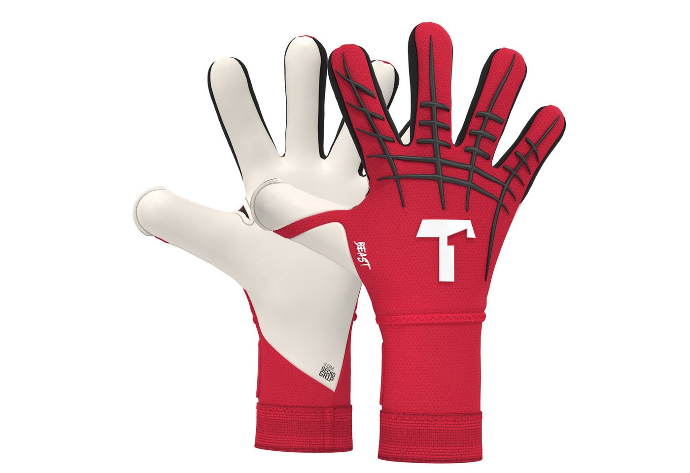 T1TAN Torwarthandschuhe Erwachsene Red Beast 3.0 Bild 5