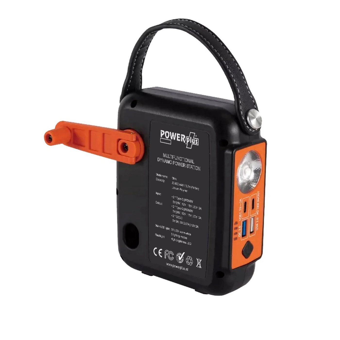 POWERplus Mink - Kurbel Dynamo Powerbank Bild 2