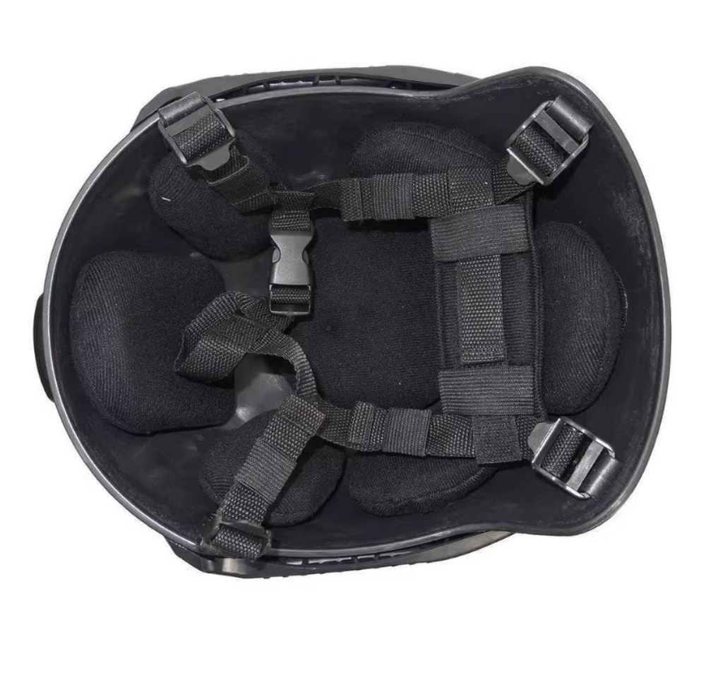 Athlix Allroundhelm Taktischer Vollgesichts-Schutzhelm 4-Punkt-Aufhängungssystem, Struktur mit Seitengittern, Front-Halterung für Nachtsichtgeräte Bild 2