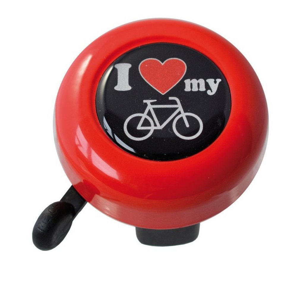 REICH CYCLE-BELLS Fahrradklingel Trillerglocke Motiv I love my bike 55 mm, (0-tlg)