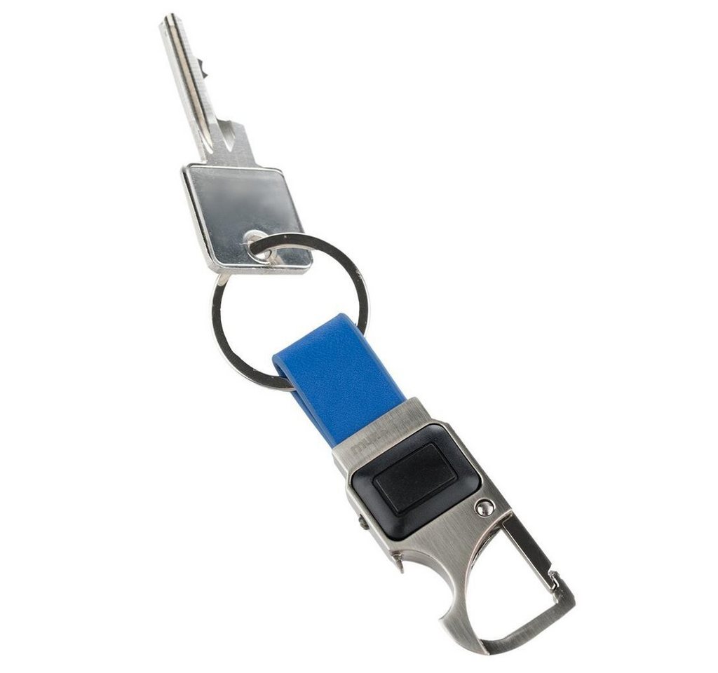 Munkees Taschenlampe Karabiner mit LED und Flaschenöffner, blau (Einzelartikel, 1-St), LED, Soundfunktion, kompakt, Käfer-Design Bild 2