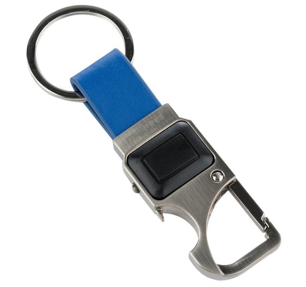 Munkees Taschenlampe Karabiner mit LED und Flaschenöffner, blau (Einzelartikel, 1-St), LED, Soundfunktion, kompakt, Käfer-Design Bild 3