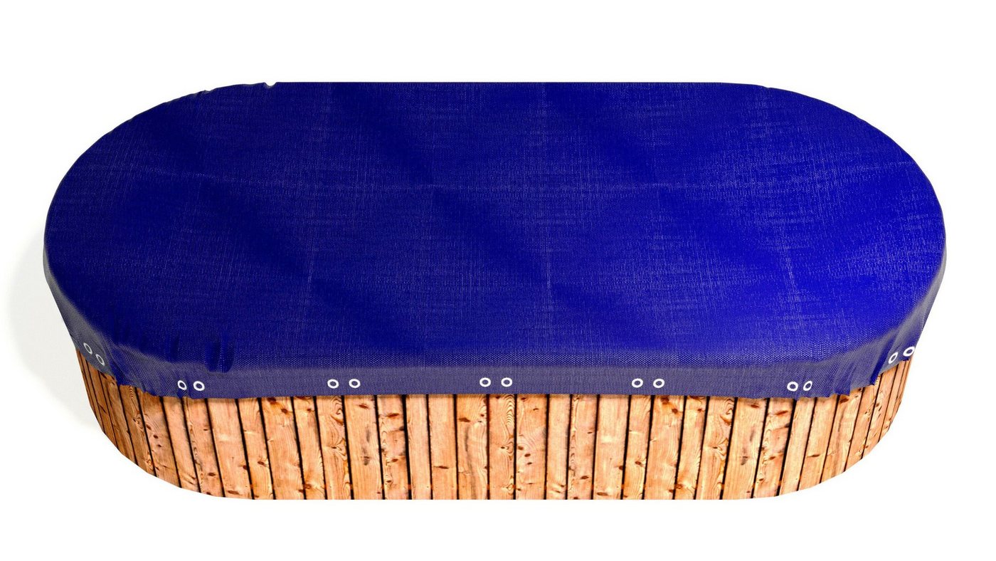 Grasekamp Pool-Abdeckplane Abdeckplane oval 737x 360cm Bild 5