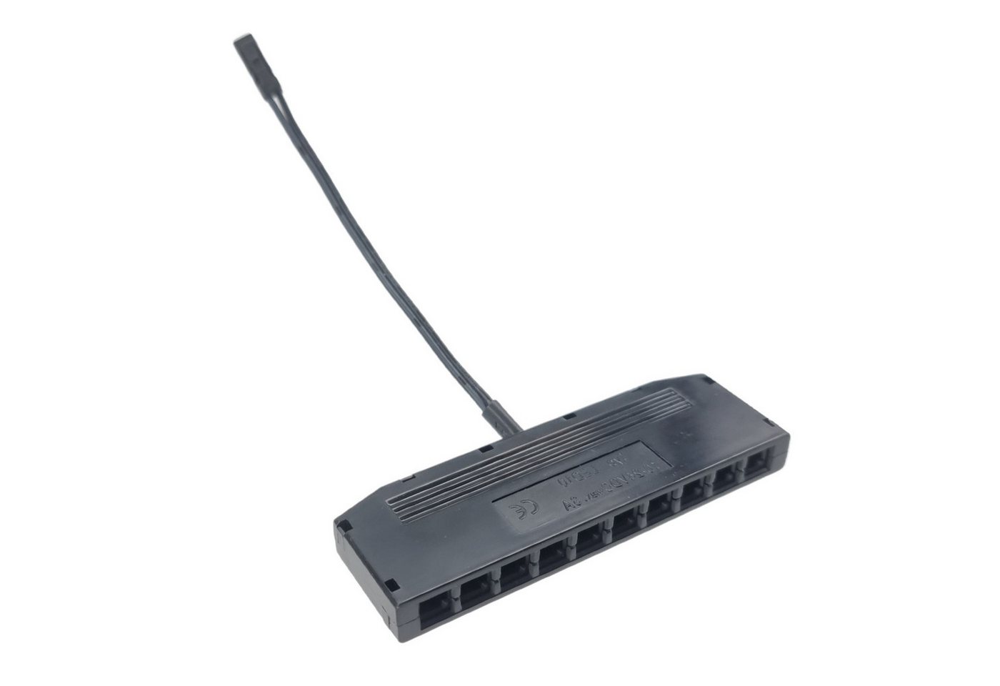 kalb 10fach Adapter LED Mini schwarz, 10cm Anschlußkabel Stromkabel Bild 3