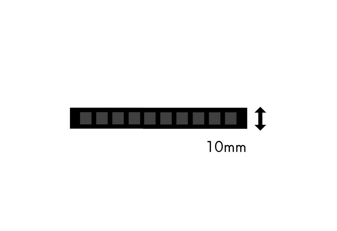 kalb 10fach Adapter LED Mini schwarz, 10cm Anschlußkabel Stromkabel Bild 4