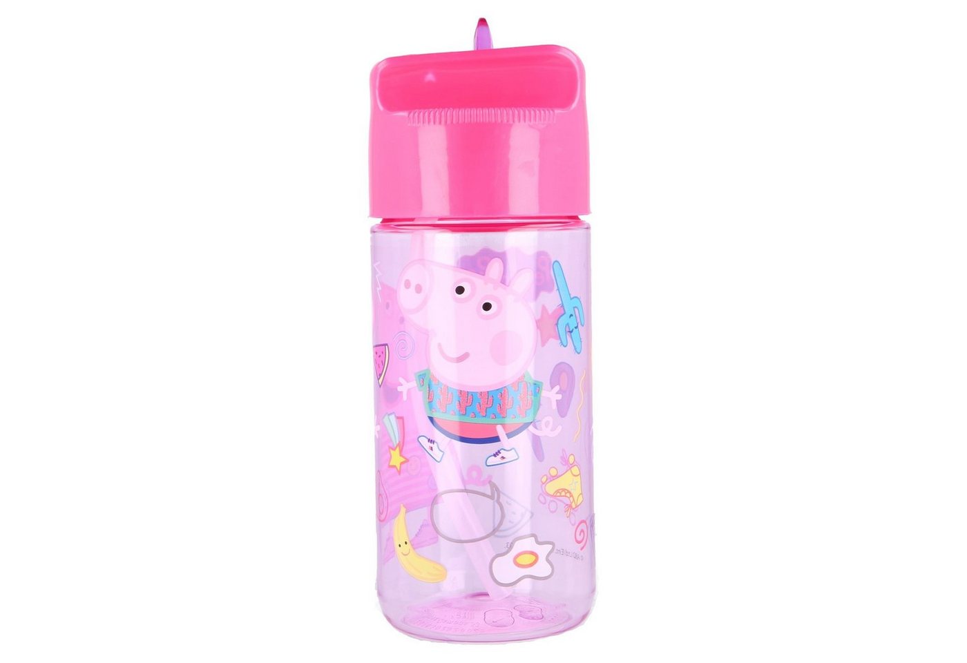 Peppa Pig Trinkflasche Peppa Pig Wutz George Sportflasche Wasserflasche, Flasche 430 ml