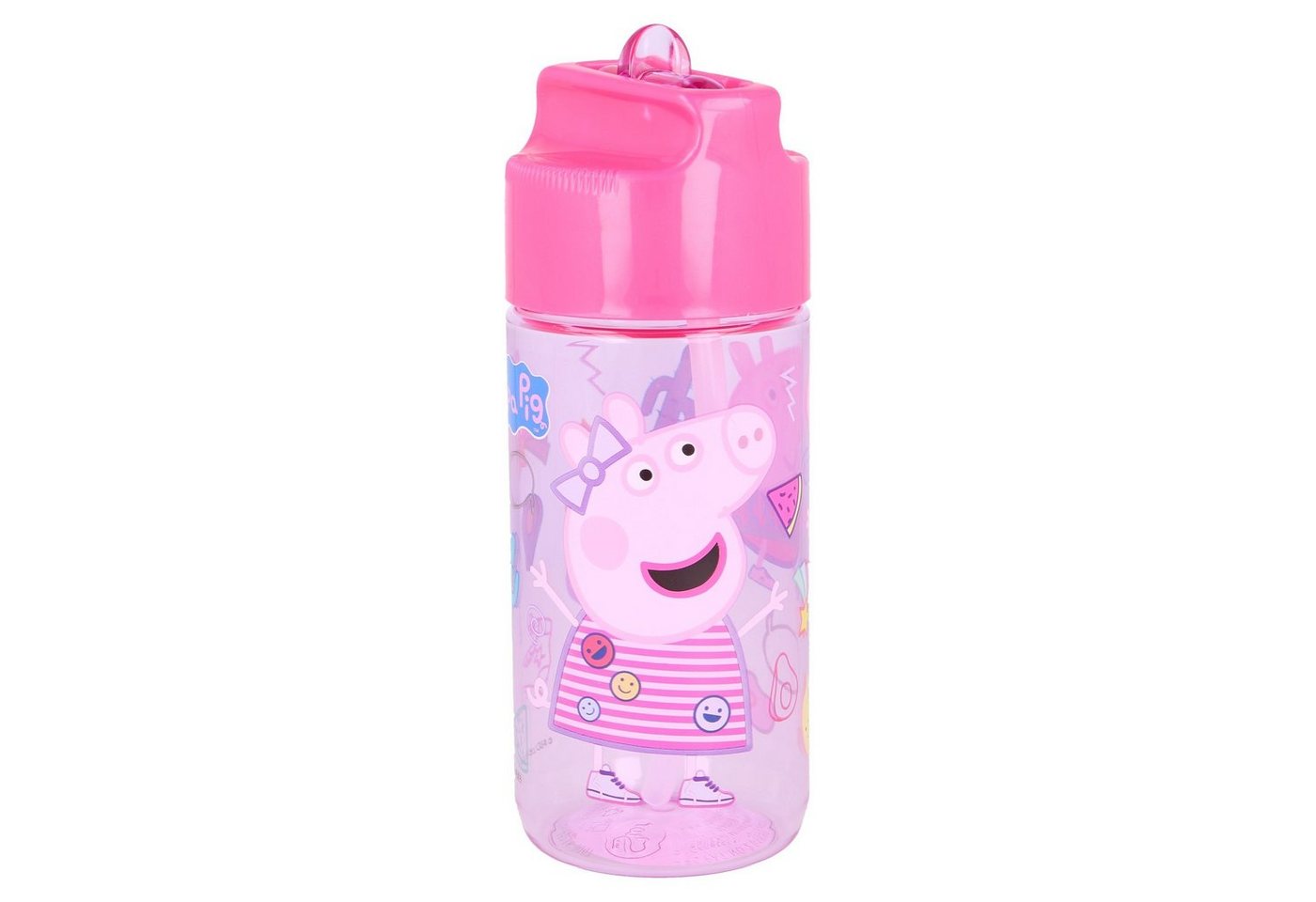 Peppa Pig Trinkflasche Peppa Pig Wutz George Sportflasche Wasserflasche, Flasche 430 ml Bild 2