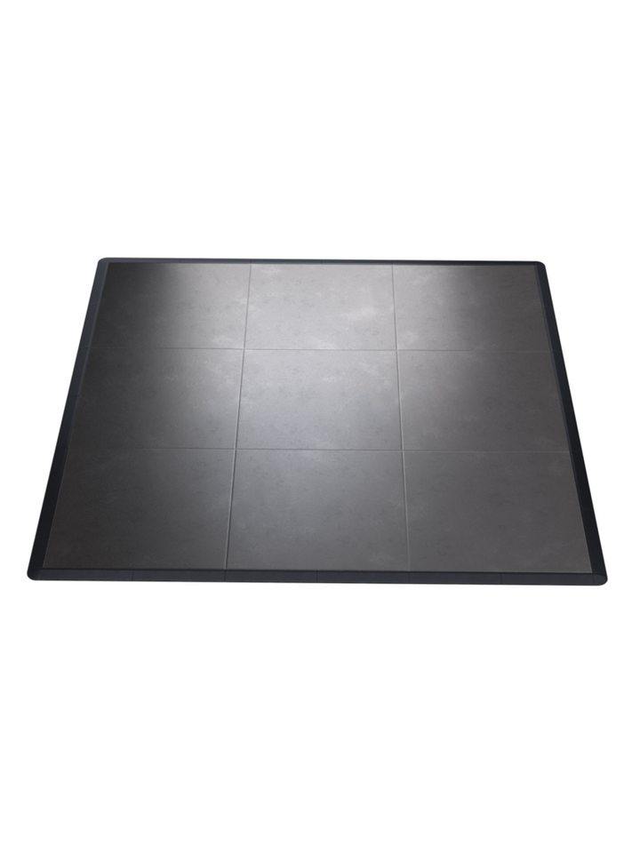 ATLETICA Bodenmatte 1m2 SolidProtect Bodenschutzmatten, 20 mm Stärke, 0.8 mm Körnung, TÜV (4-St)