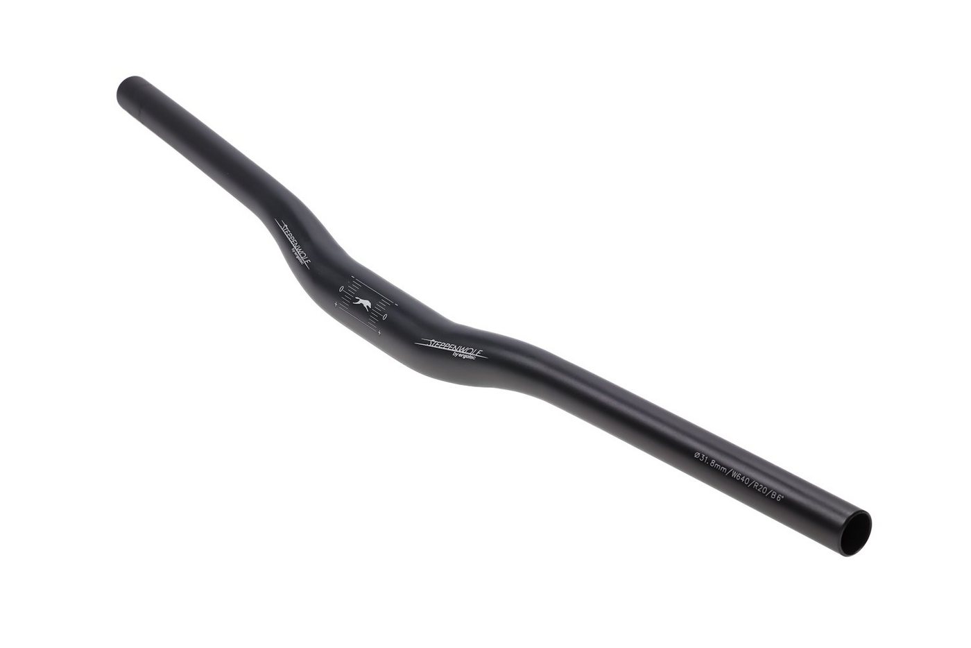 Ergotec Fahrradlenker Fahrrad Lenker Steppenwolf by Ergotec Low Rise 640mm MTB Klemmung, Fahrradlenker, (1-tlg) Bild 2