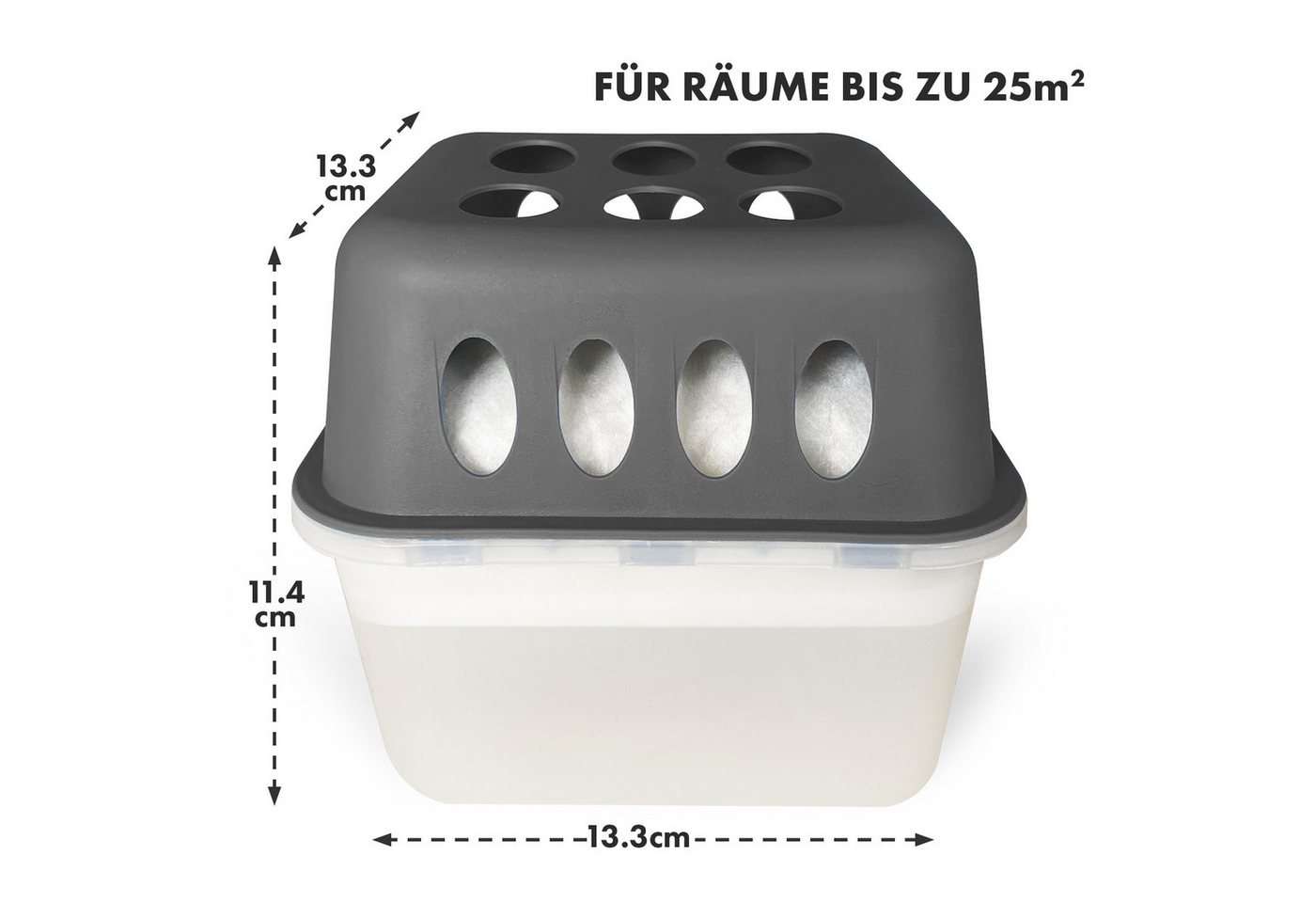 Floordirekt Luftentfeuchter 4er-SET Nachfüllbar & wiederverwendbar, Raumentfeuchter in 6 Farben und 2 Designs Bild 5