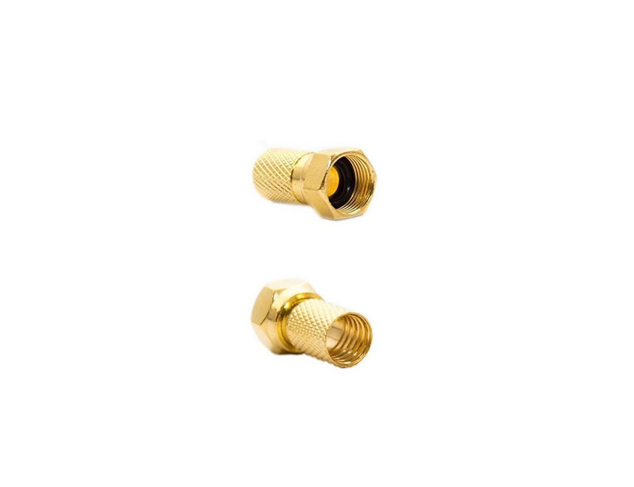 PremiumX 50m BASIC Koaxialkabel schwarz 135dB 4-fach SAT Kabel 10x F-Stecker SAT-Kabel Bild 4