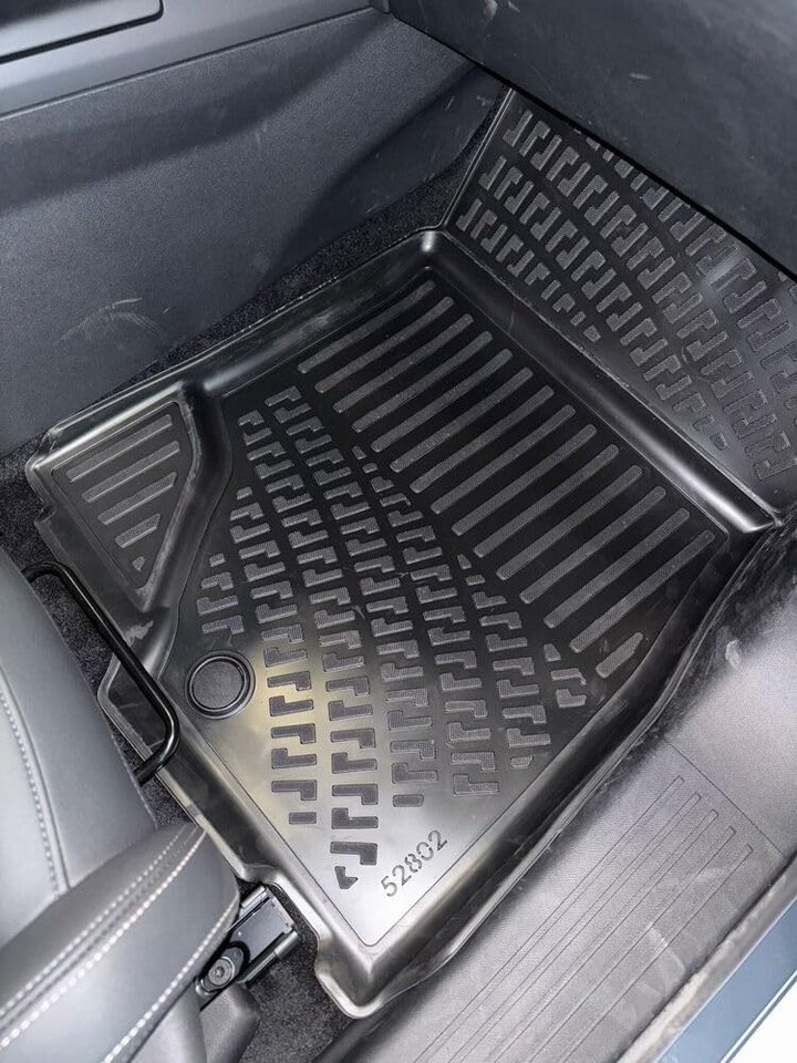 Trimak Passform-Fußmatten Oder Kofferraumwanne Oder Set kompatibel mit Peugeot 3008, Peugeot 3008 Hybrid ab 2024 Gummimatten Auto TPE Allwetter Bild 2