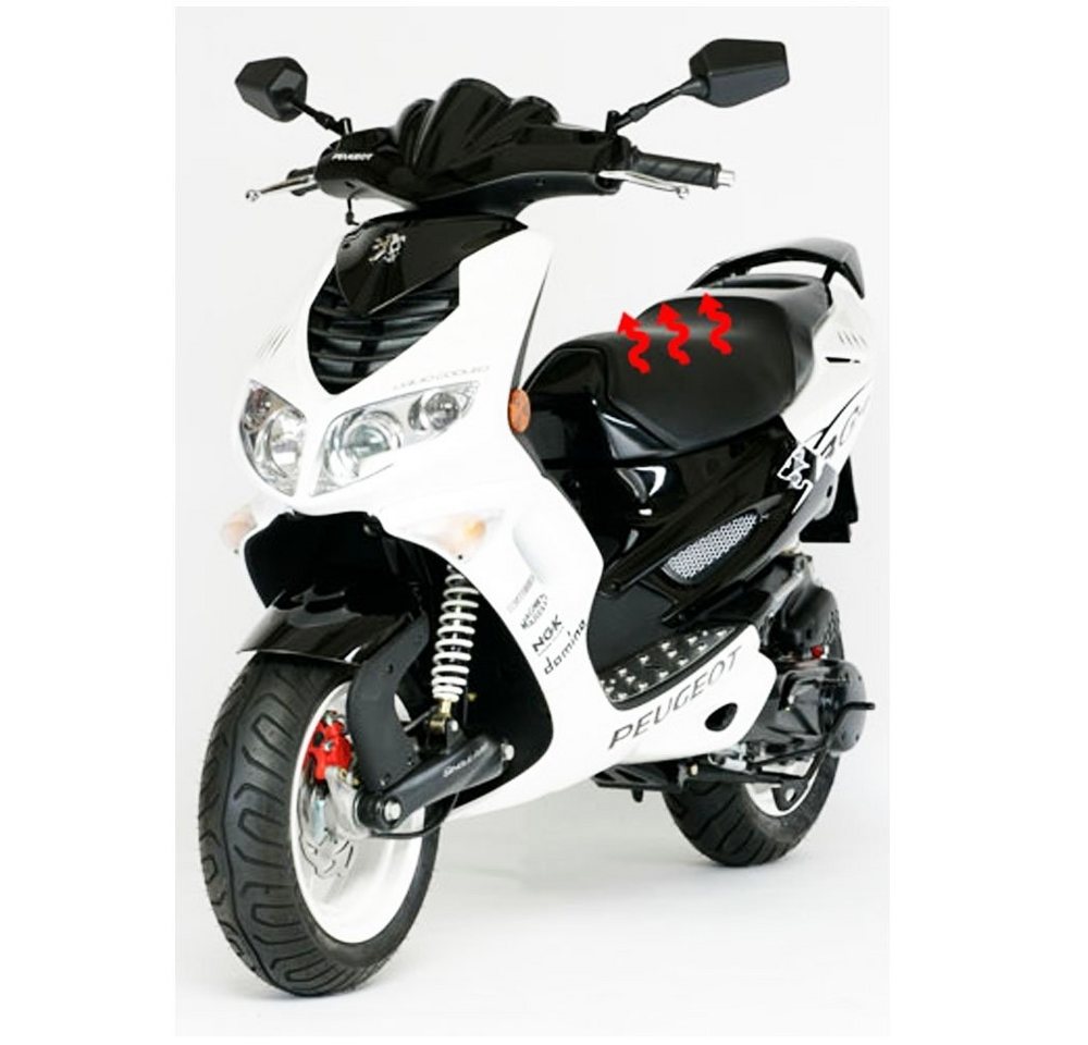 Systafex® Fahrrad Sitzheizung Motorrad Sitzheizung mit LED-Anzeige – 35W, 12V, Zweistufige Regelung, Bruchfest
