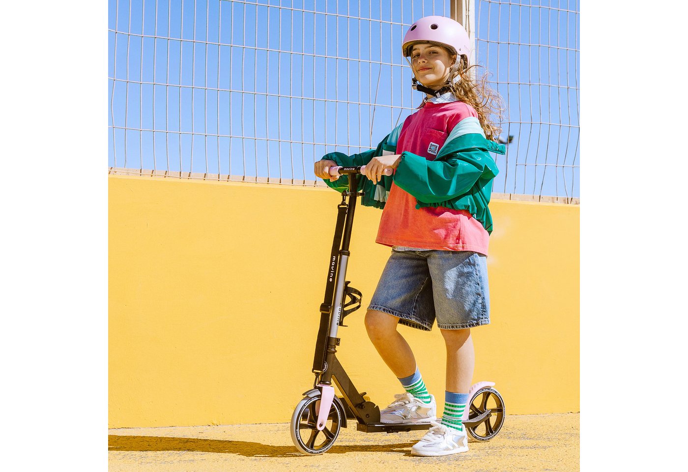 Movino Cityroller MOVINO INFINITY für Kinder & Jugendliche 200 mm klappbar leicht 3,5 kg Bild 3