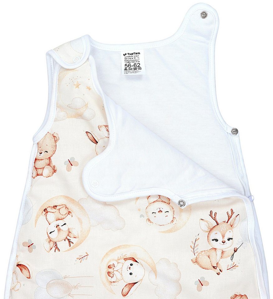 TupTam Babyschlafsack Kugelschlafsack ohne Ärmel 2.5 TOG Ganzjahr Bild 3