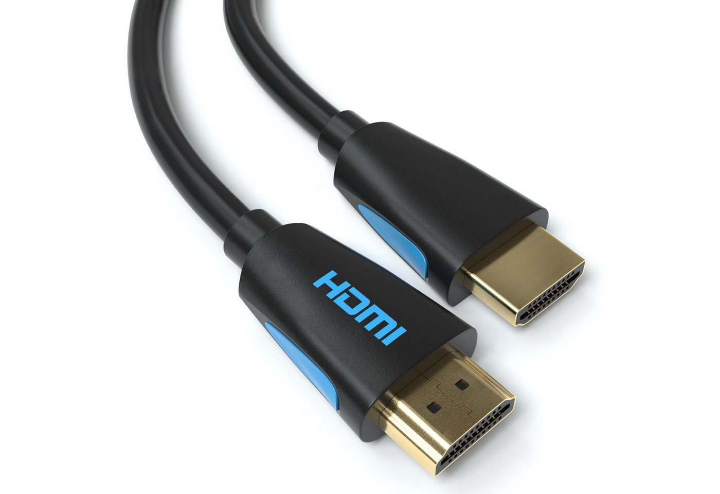 JAMEGA HDMI 2.0 Kabel High-Speed 3D Ethernet Full HD 4K UHD für PS4 XBOX HDMI-Kabel, HDMI 2.0, HDMI Typ-A-Stecker auf HDMI Typ-A-Stecker (200 cm) Bild 2