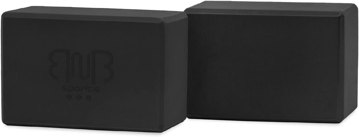 BNB SPORTS Yogablock 2er Pack Premium Yoga Blöcke Stabile Sportmatte, rutschfest
