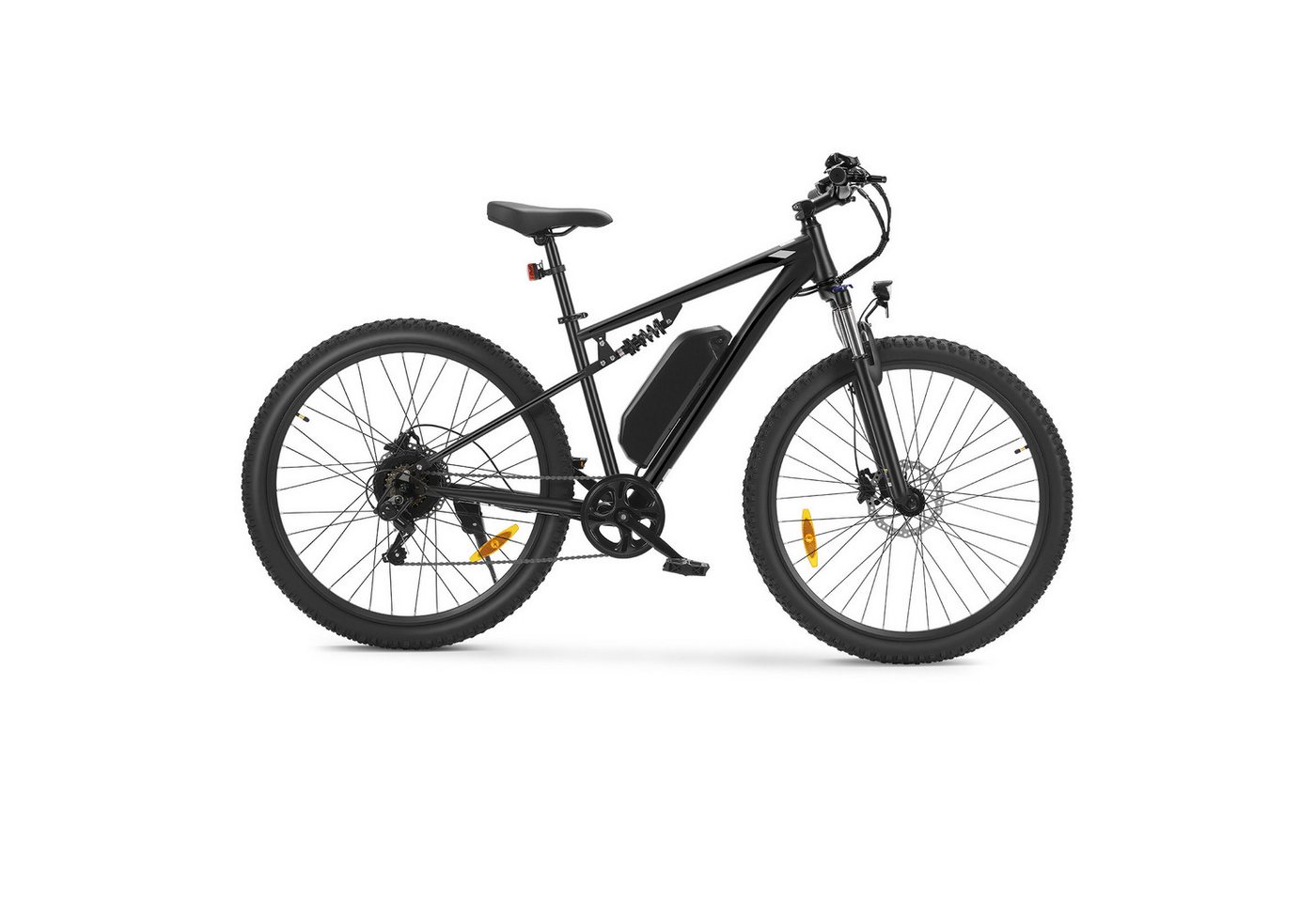 Touroll E-Bike Trekkingrad U3 Pro, 7 Gang, Heckmotor, 720 Wh, Shimano 7-Gang, StVZO-Beleuchtung, herausnehmbarer Akku