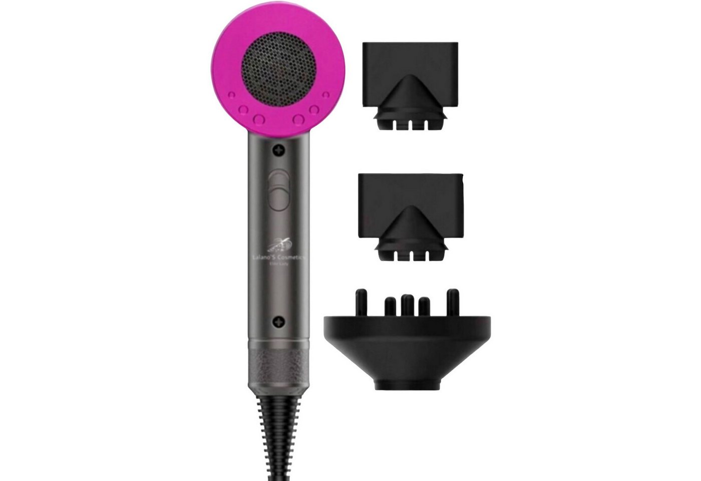 Lalano`S Cosmetics Haartrockner Ionic Volumizer Hair Dryer Warmluftbürste 3 in 1 Hairstylist, 2000,00 W, AC-Motor Bild 2