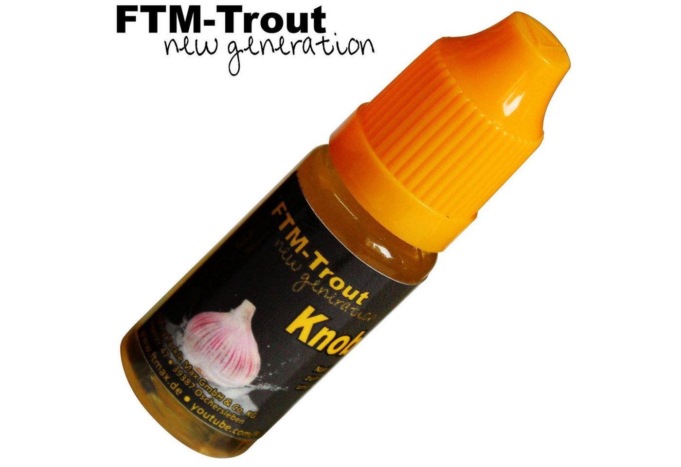 Fishing Tackle Max Kunstköder FTM Knoblauchöl 10ml - Fischlockstoff Bild 2