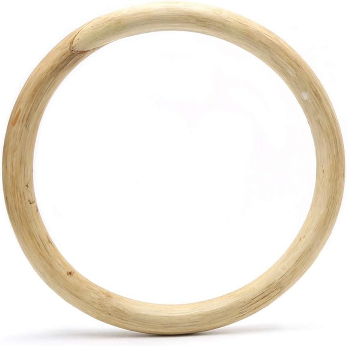 BAY-Sports Trainingsring Rattan Ring Wing Tsun Kung Fu Holz Rattanring Tai Chi Sau Übungsring, Durchmesser innen 22 cm, Natur Braun, Für Grifftechnikübungen Bild 2