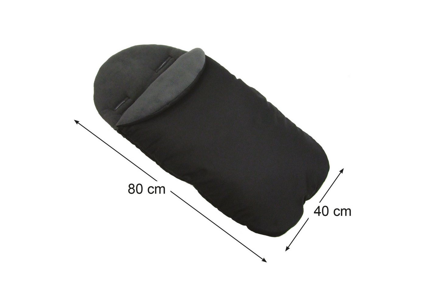 BambiniWelt by Rafael K. Fußsack Winterfußsack Fußsack für Babyschalen universal mit Thermofleece, strapazierfähig, wasser- und schmutzabweisend Bild 4