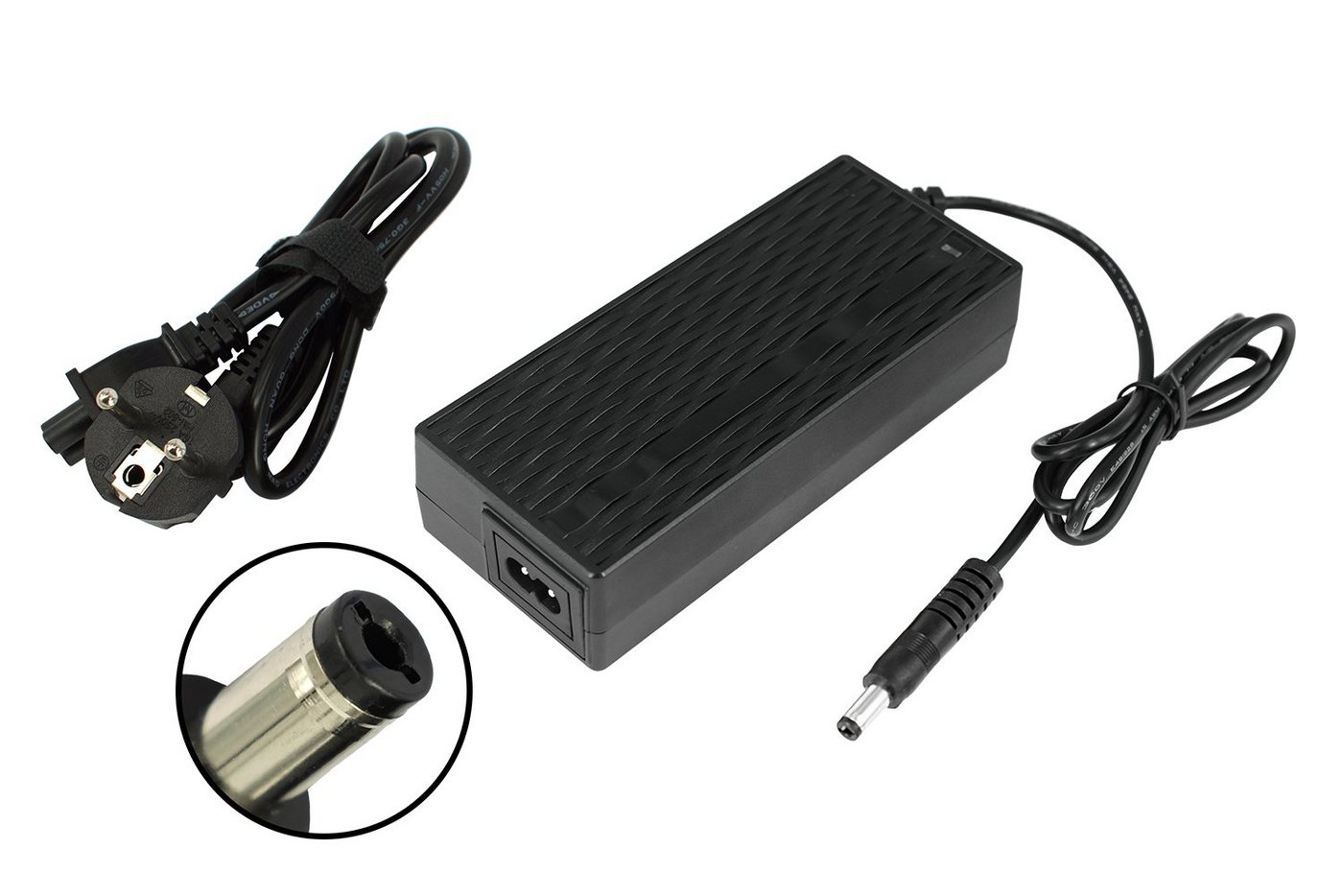 PowerSmart CF080L1020E.001 Batterie-Ladegerät (36V 2A AC Adapter für Elektrofahrrad, 100V-240V (Eingang), 42 V (Ausgang), 2,0 A (Ausgangsstrom), 1PIN) Bild 3