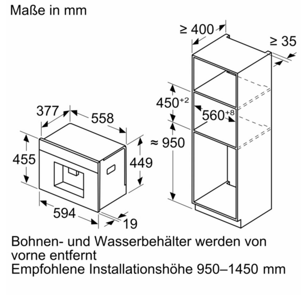 BOSCH Einbau-Kaffeevollautomat CTL9181M0 Bild 3