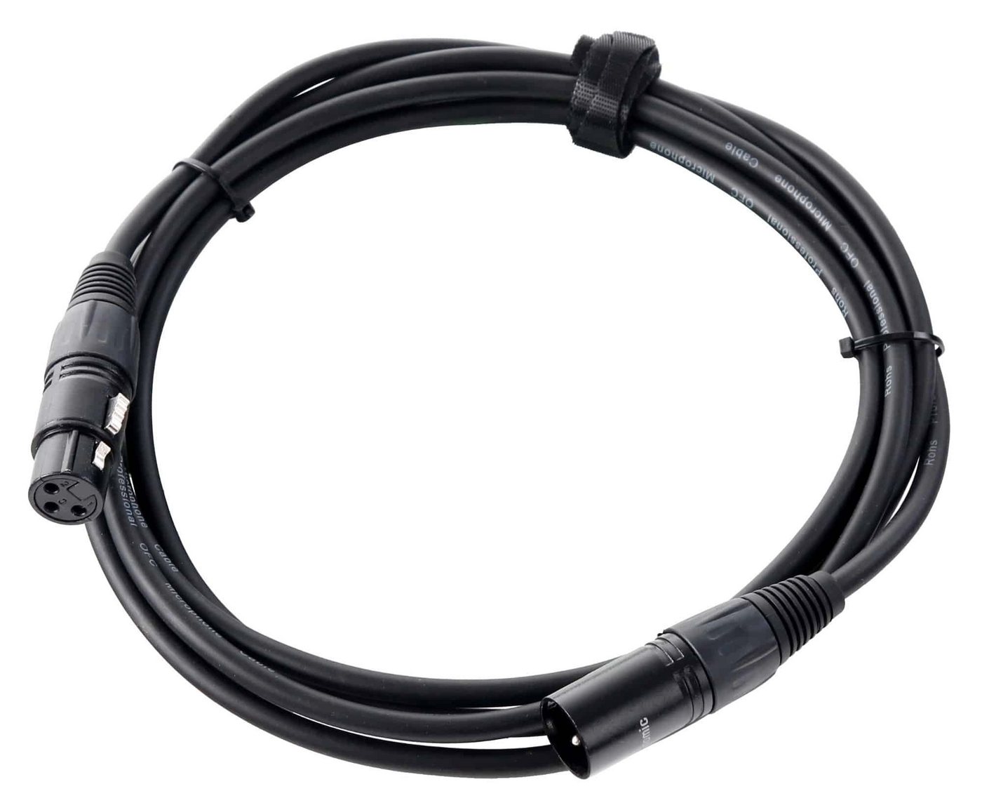 Pronomic XFXM-2.5 Mikrofonkabel 2,5 m Audio-Kabel, XLR, XLR (250 cm), Stecker handgelötet, säure- und ölfest Bild 2