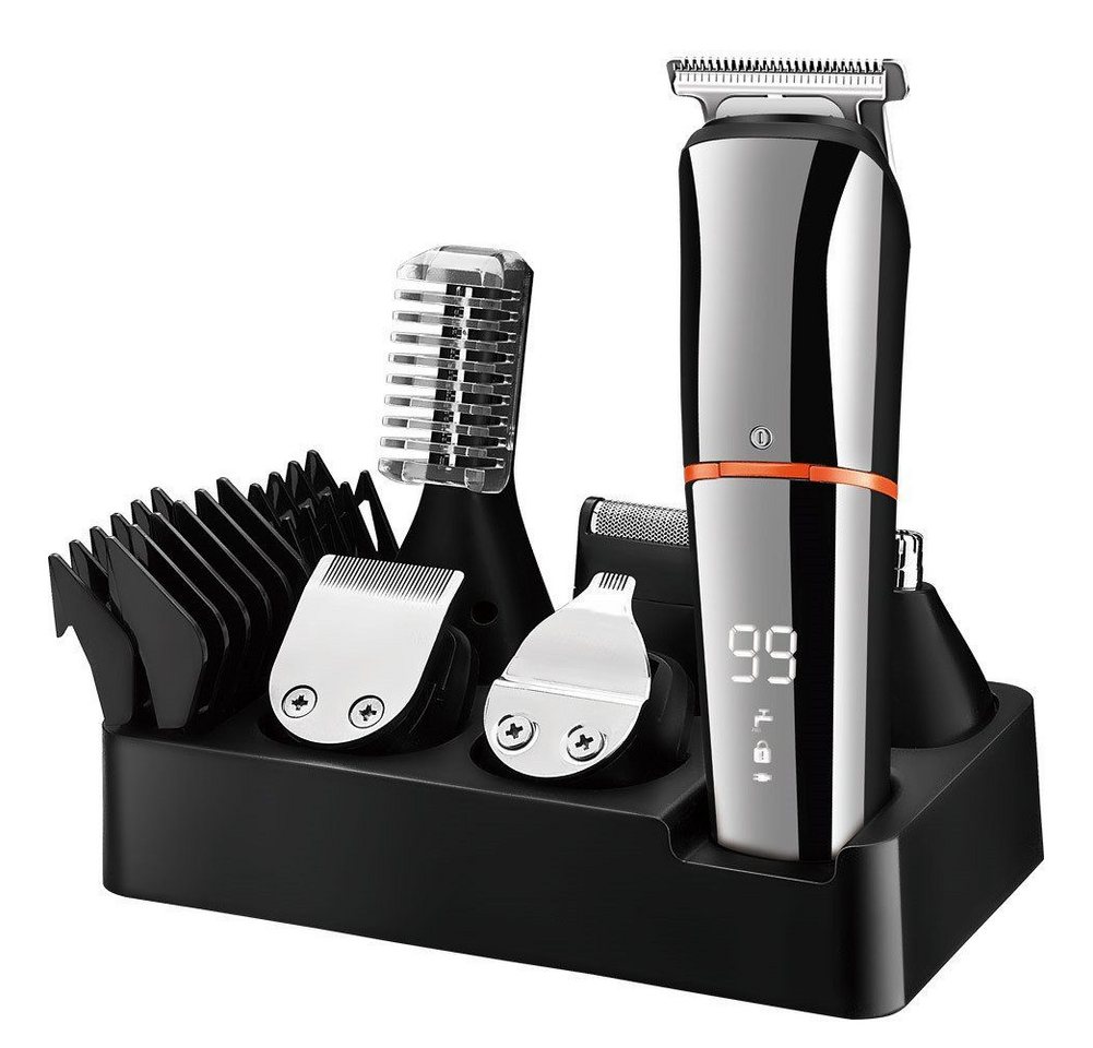HATTEKER Haarschneider SK-788, Bartschneider Präzisionstrimmer Nasen- und Ohrenhaarschneider, Multifunktions-Trimmer 6-in-1 Bild 4