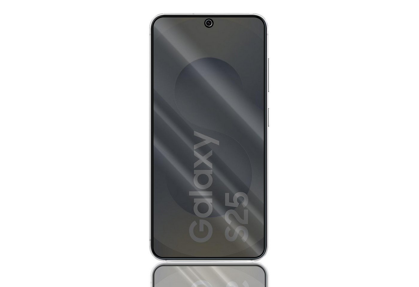 Numerva Schutzfolie Panzer Folie Echt Glas Folie für Samsung Galaxy S25, (1x Schutzfolie 2x Reinigungstücher), Anti Spy Schutzfolie Blickschutz Glasfolie Sichtschutzfolie