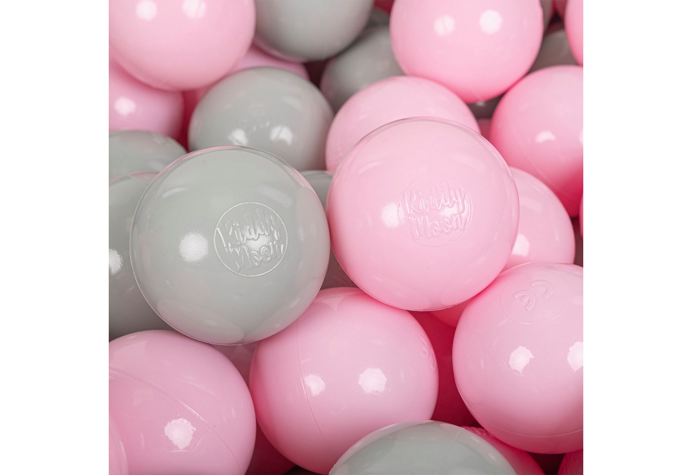 KiddyMoon Bällebad-Bälle ZK7 (Baby Plastikbälle Spielbälle, 200-St), Made in Europe Bild 4