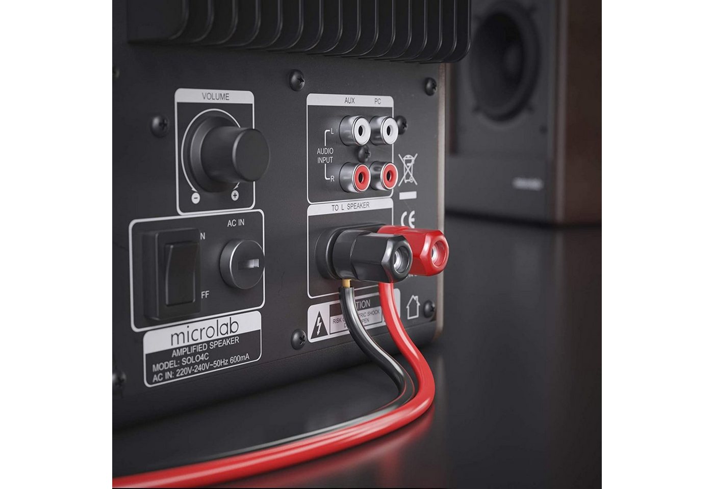 sonero sonero Lautsprecherkabel 2x4,0mm², CCA 30,0m, rot/schwarz Audio-Kabel Bild 2
