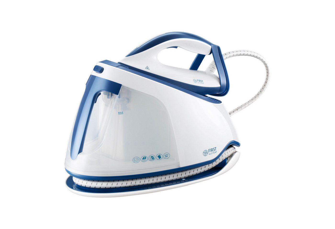 TZS FIRST AUSTRIA Dampfbügelstation 3000W, 8 bar Druck, 160g/min, 5g Dampfstoß, 1500ml Wassertank, Keramiksohle, Anti-Tropf- & Ausschaltfunktion, Vertikaldampf, Antikalk Bild 2