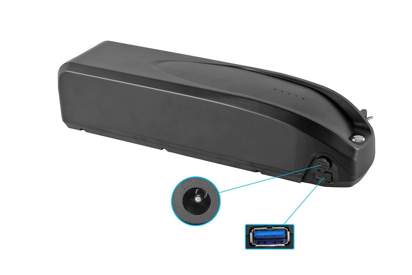 PowerSmart ZZ981004 E-Bike Akku 14Ah/504Wh Elektrofahrrad Li-ion 14000 mAh (36 V)