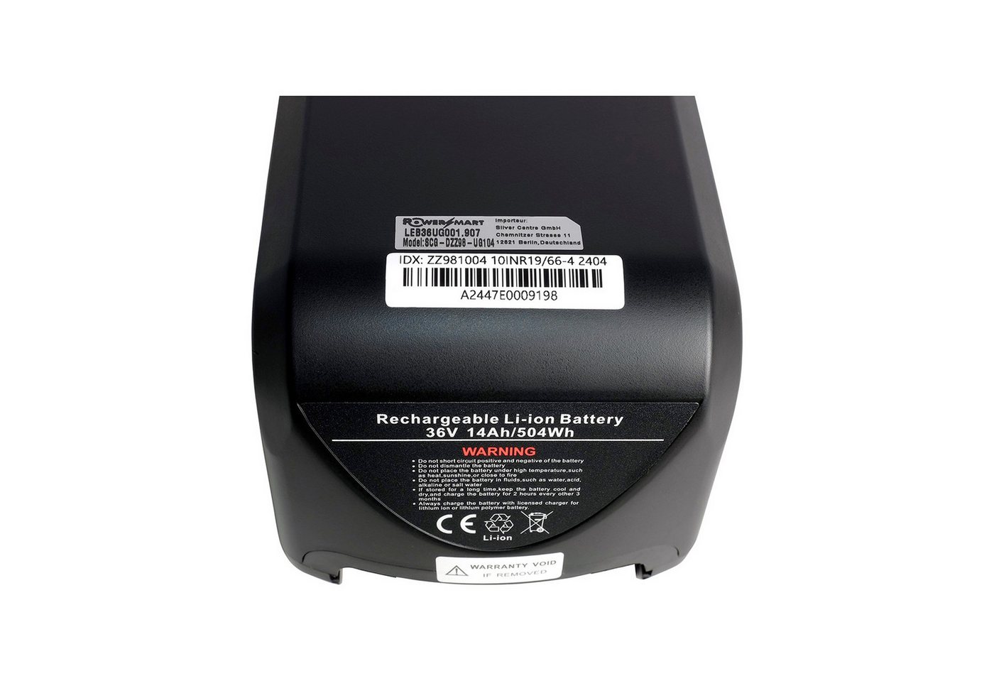PowerSmart ZZ981004 E-Bike Akku 14Ah/504Wh Elektrofahrrad Li-ion 14000 mAh (36 V) Bild 3