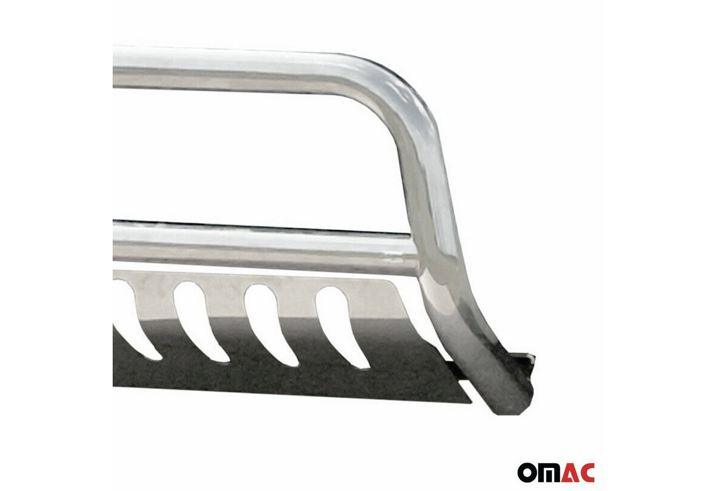 OMAC Frontstoßstange Frontbügel fürsubishi ASX 2012-2017 ABE Edelstahl Silber, 1-St., Rostfrei,Wasserfest,Langlebig,Haltbar Bild 3