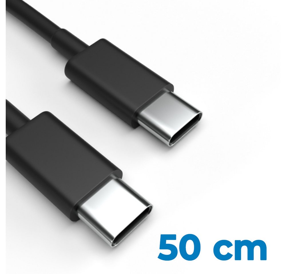 Justcom Samsung Galaxy A54 5G 2023 USB-Kabel, USB-C, USB-C (50 cm), Schnellladekabel, Datenkabel, Handy, Tablet Bild 4