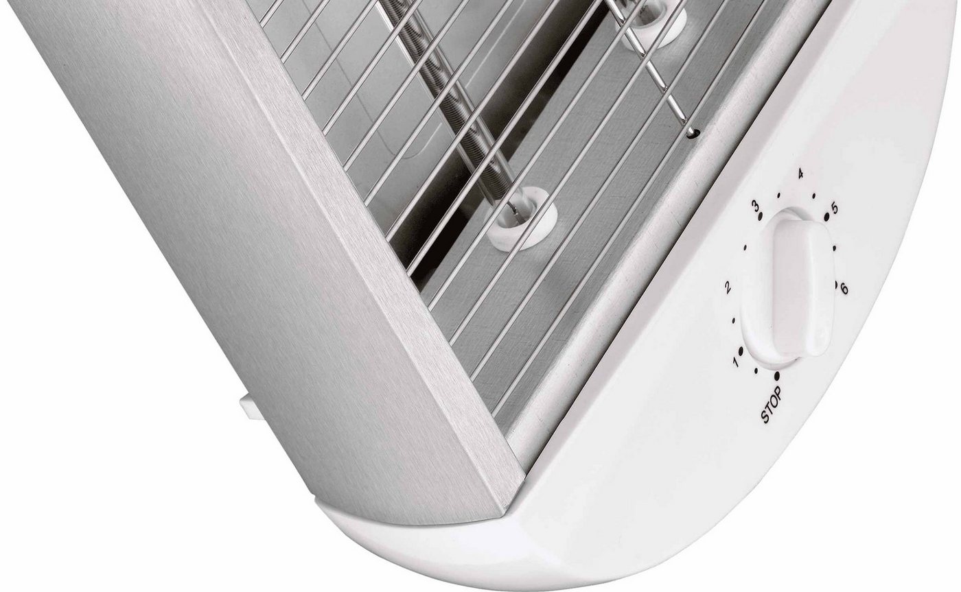 EPIQ Toaster 80001212 Flach-Toaster Brötchen-Röster, Weiß, 600 W Bild 3