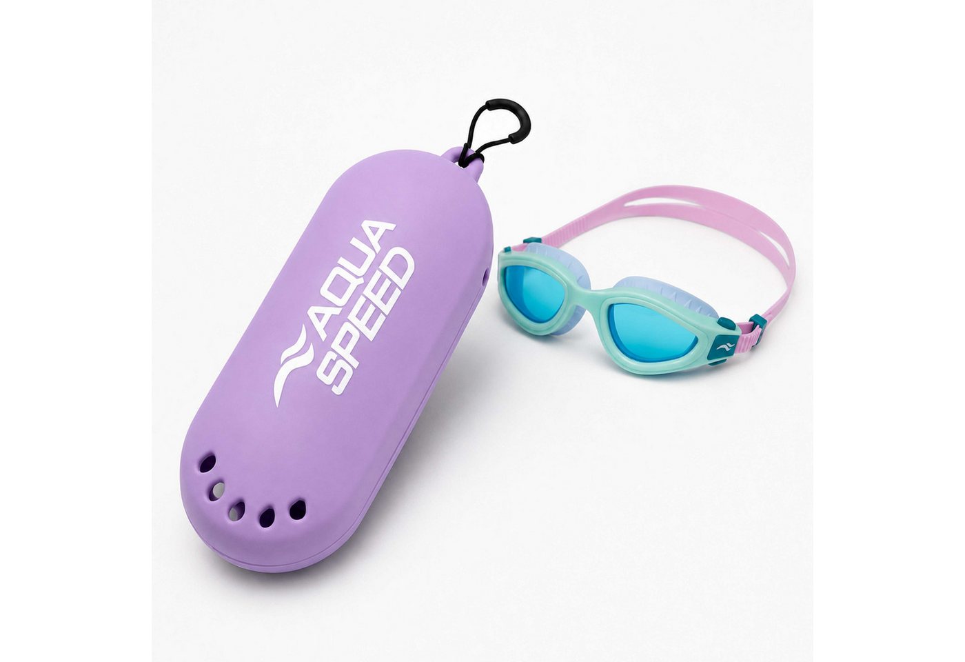 Aqua Speed Schwimmbrille Silikon Case für Schwimmbrillen / Brillen, Aqua-Fitness Wassergymnastik Stützend Bild 3