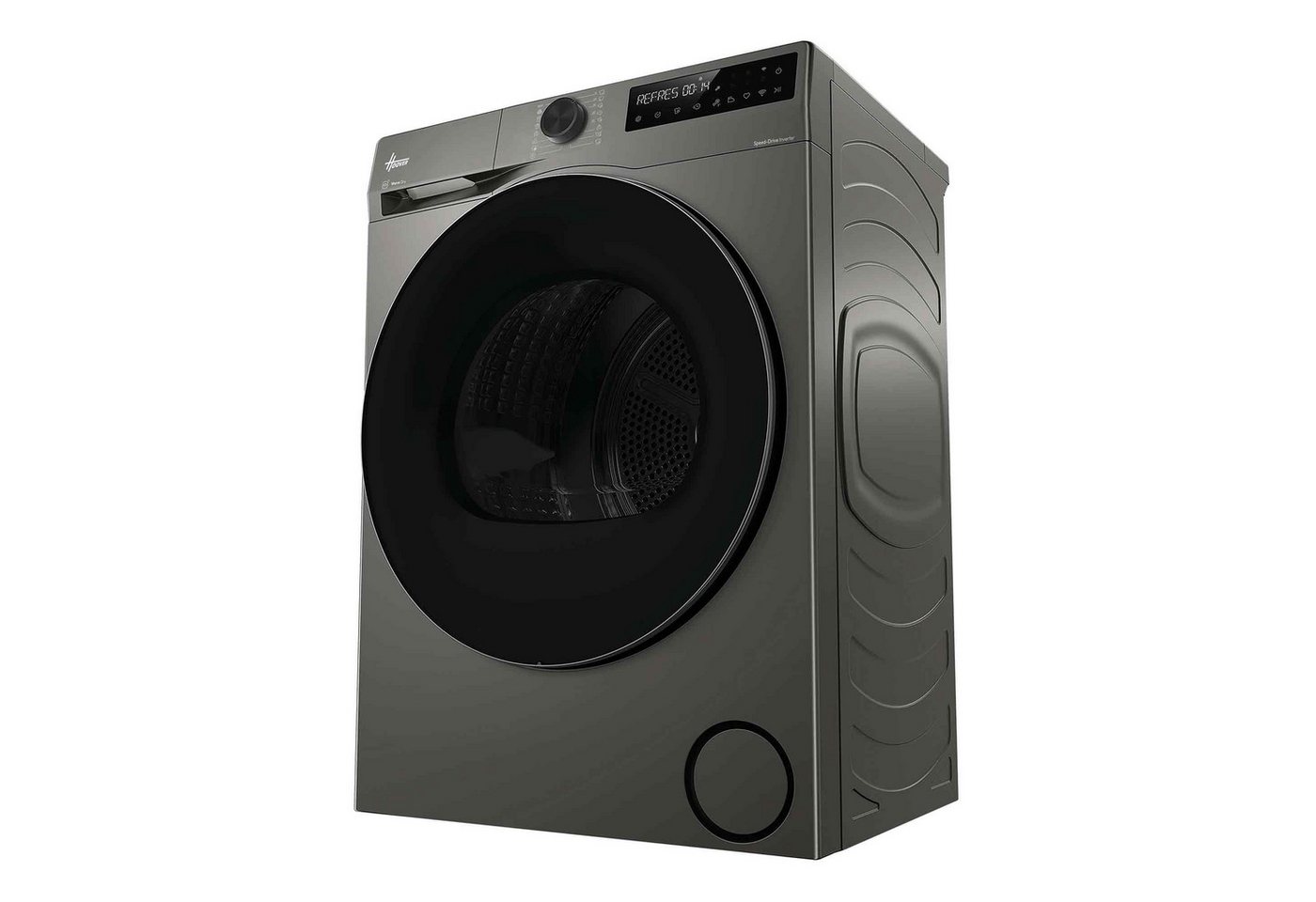 Hoover Wärmepumpentrockner HBP 9N3BGX-S, Smarte Bedienung mit Wi-Fi und Bluetooth
