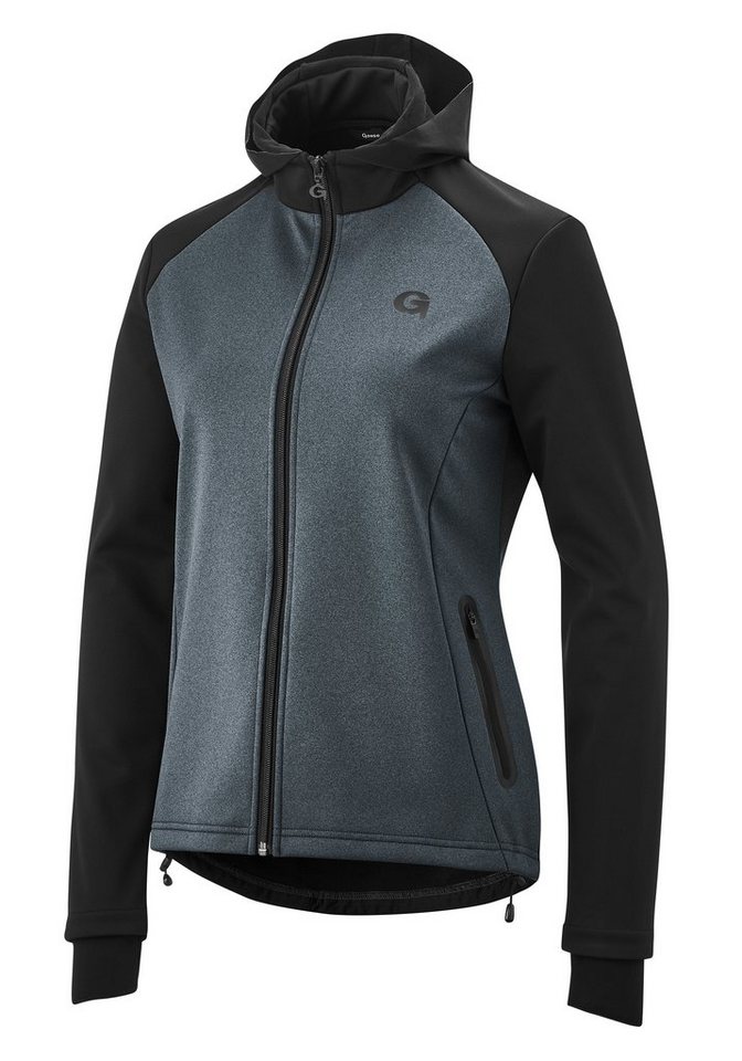 Gonso Radtrikot TARAVO Damen Softshell-Hoodie, Windjacke winddicht und atmungsaktiv
