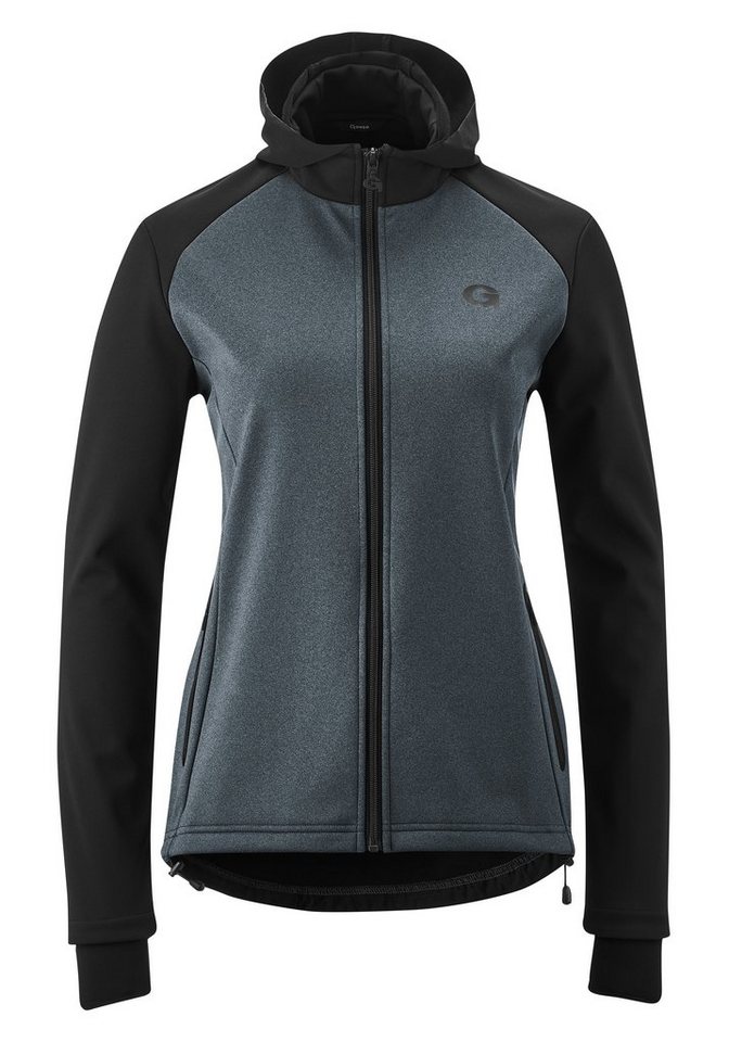 Gonso Radtrikot TARAVO Damen Softshell-Hoodie, Windjacke winddicht und atmungsaktiv Bild 2