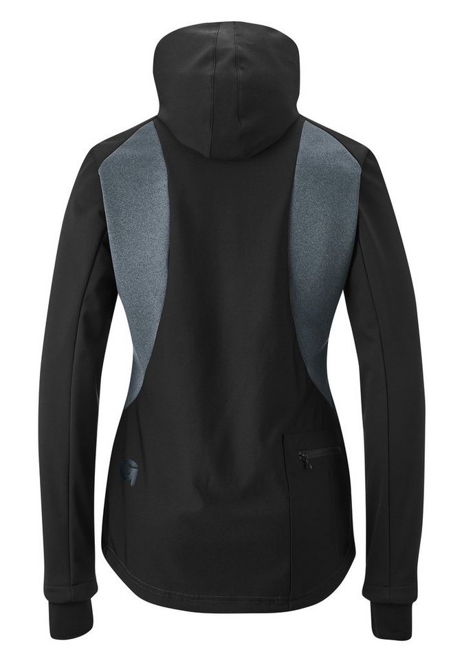 Gonso Radtrikot TARAVO Damen Softshell-Hoodie, Windjacke winddicht und atmungsaktiv Bild 3