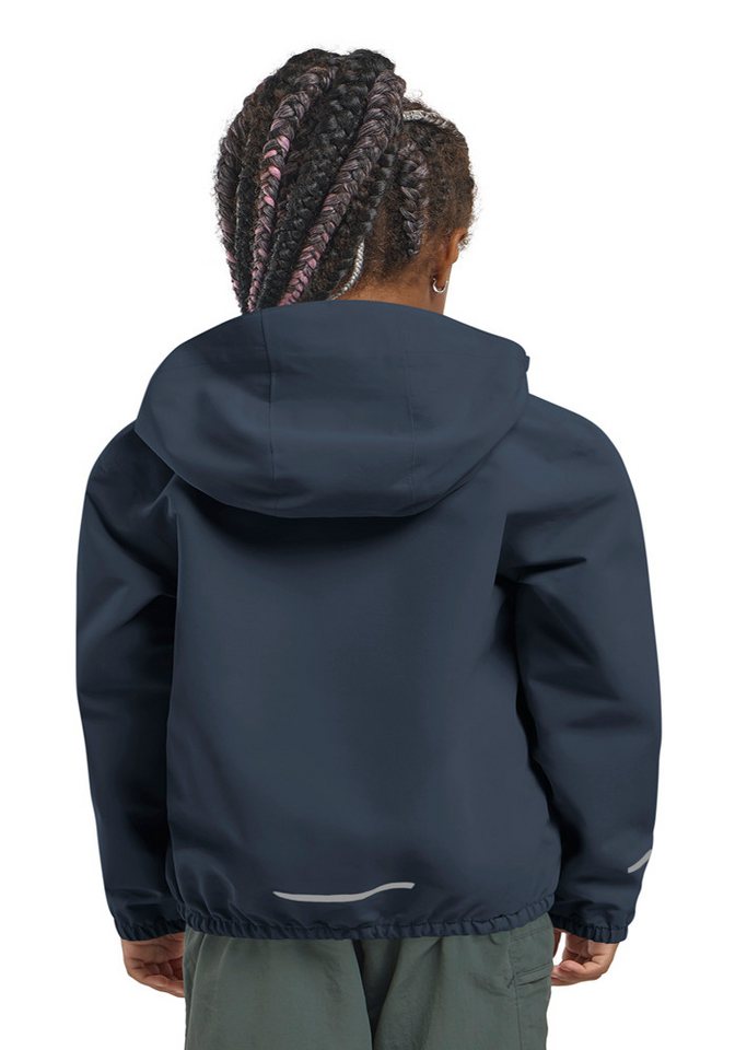 Jack Wolfskin Outdoorjacke FLAZE JACKET K für Kinder, mit Kapuze, leicht, platzsparend packbar, atmungsaktiv Bild 3