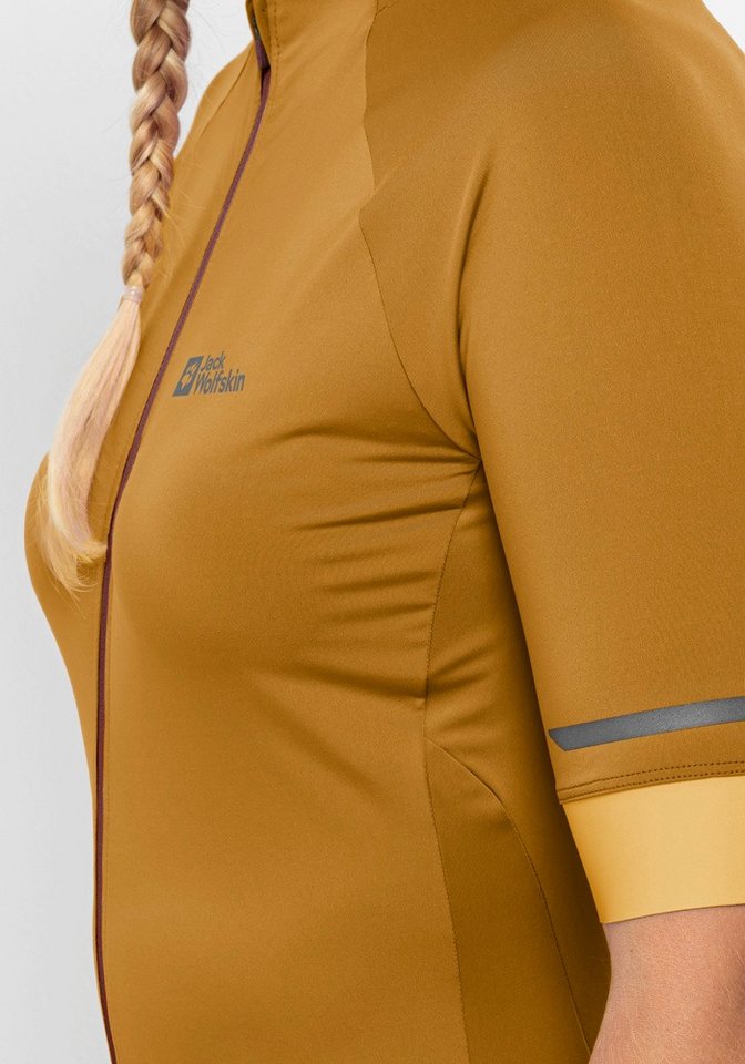 Jack Wolfskin Fahrradjacke GRAVEX FZ S/S W für Erwachsene, elastisches Material, aus Polyester und Elasthan Bild 3