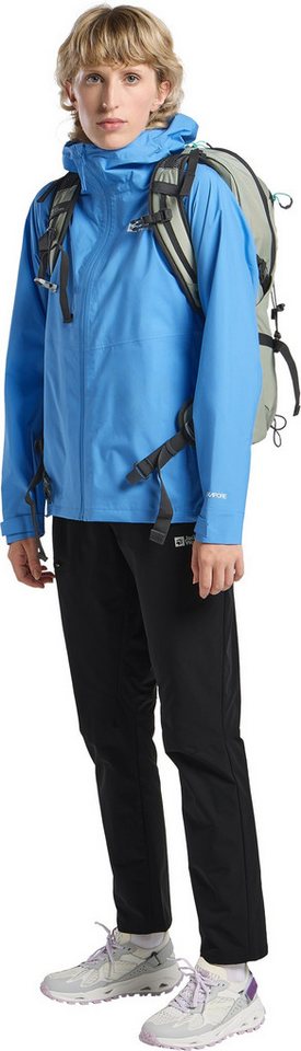 Jack Wolfskin Outdoorjacke PRELIGHT 2.5L LT JKT W mit Kapuze, wasserabweisend, windabweisend, kompakt verstaubar