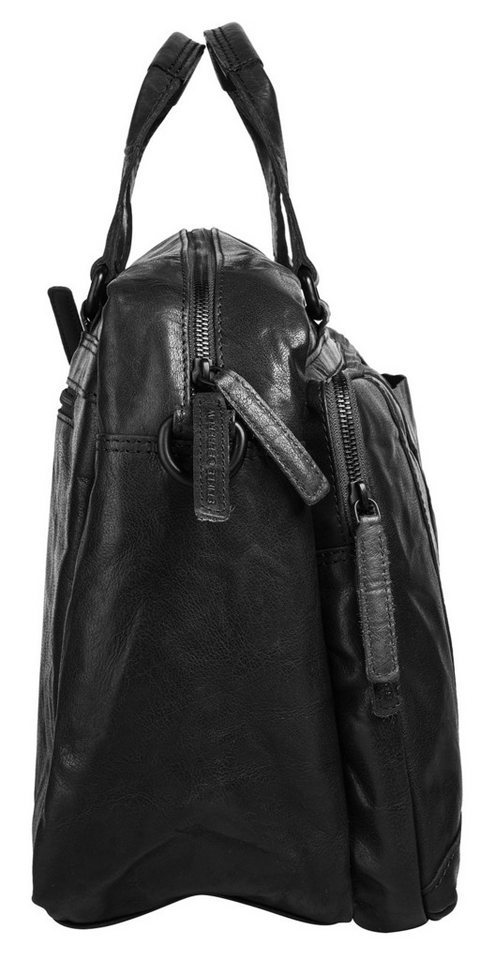 Spikes & Sparrow Reisetasche, echt Leder Bild 3