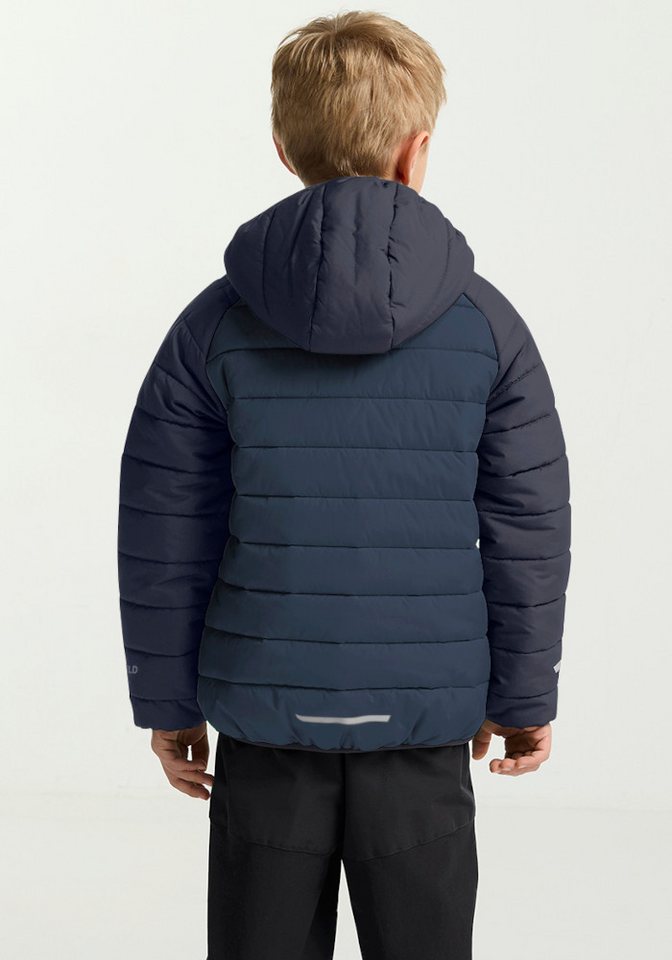 Jack Wolfskin Outdoorjacke ZENON JKT KIDS für Kinder, im Puffer-Design, wasserabweisend, winddicht, mit Kapuze Bild 2